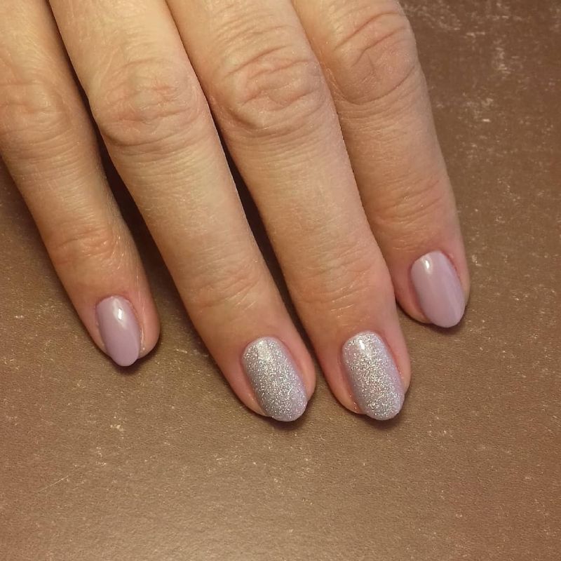 Gel Polish Komilfo DeLuxe Series G007 (small saturated silver holographic glitter), 8 ml