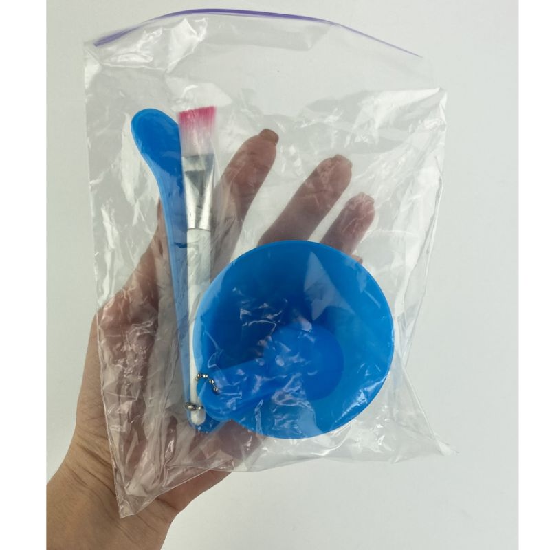 Set for cosmetic masks 4 in 1 (small), blue