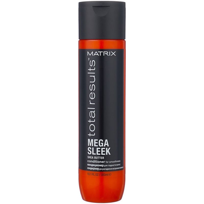 Matrix Total Results Mega Sleek Conditioner - Shea Butter Conditioner for Smooth Hair, 300 ml