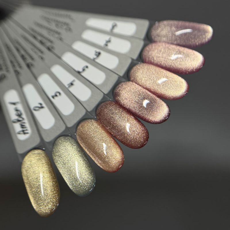 SAGA professional Gel Polish Marmalade (green-yellow with flakes