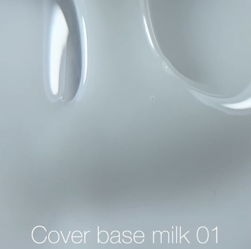 Nails Of The Day Nail base Cover base No. 01 milk (translucent cold-milky), 10 ml