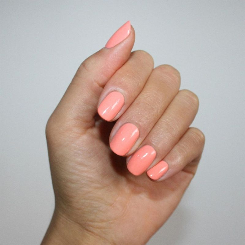 Gel varnish CND Shellac Rule Breaker (peach, enamel), 7.3 ml