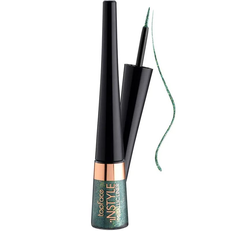 TopFace Подводка "Instyle - Metallic Eyeliner" - 06 - Зеленая, 3,5 мл