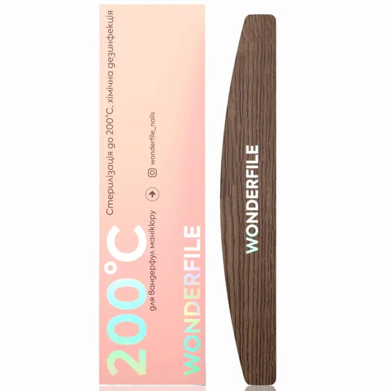 Wonderfile Wooden base "Crescent" 162x24 mm