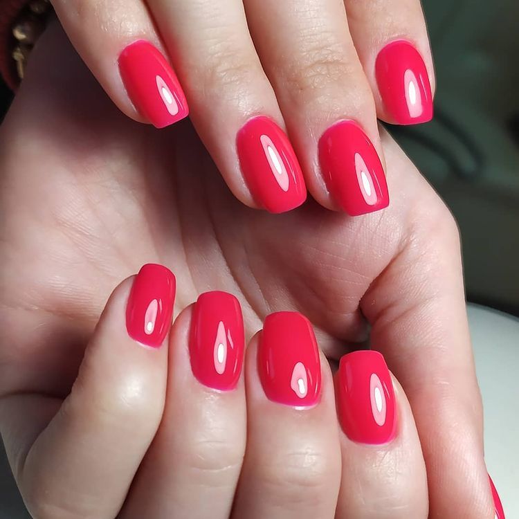 Gel varnish NUB 212 (saturated crimson, enamel), 8 ml