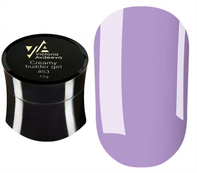 Victoria Avdeeva Гель для ногтей Creamy builder gel №53, 15 мл
