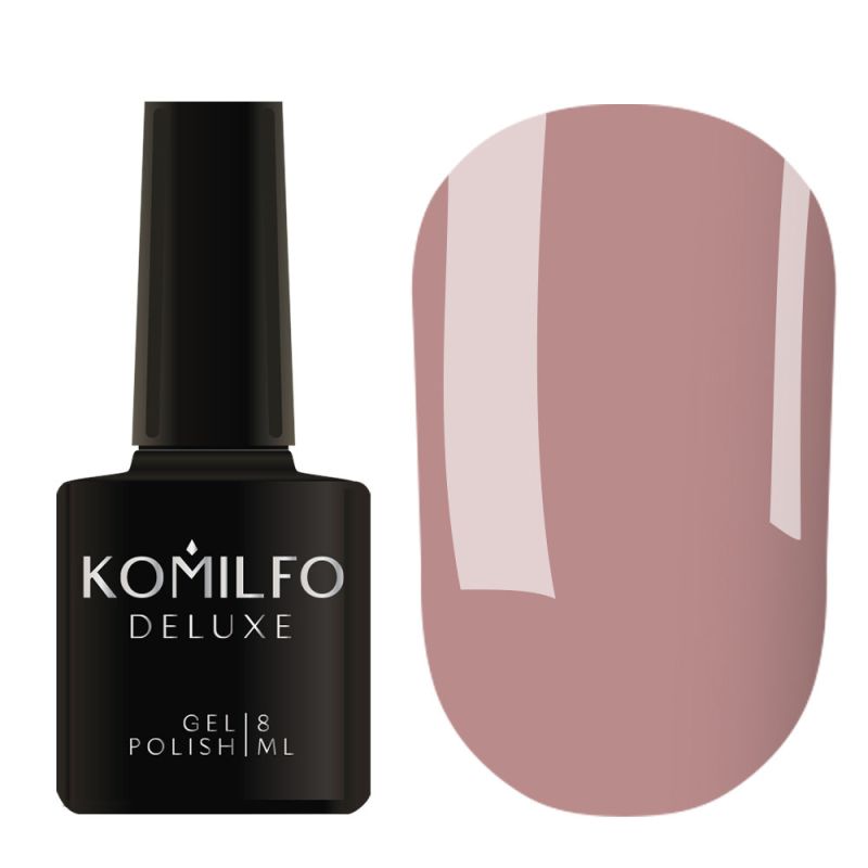 Gel Polish Komilfo Deluxe Series D059 (coffee marsala, enamel), 8 ml.