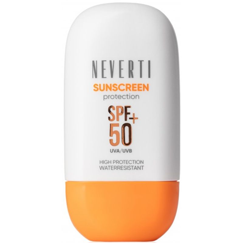 NEVERTI Сонцезахисний крем SUNSCREEN 50 SPF, 50 мл