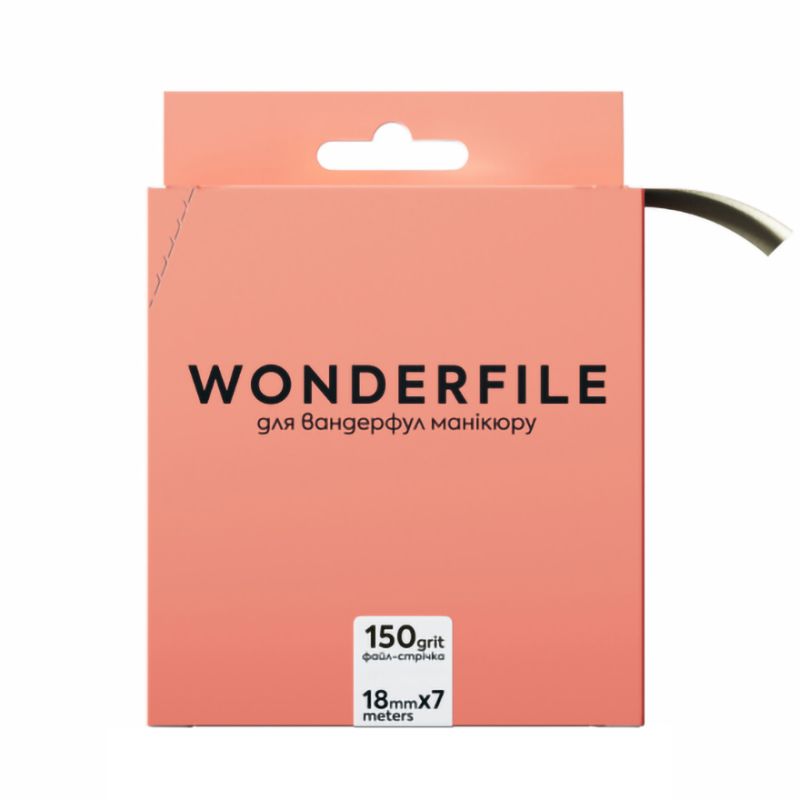 Wonderfile Файл-лента для пилки in white 160х18 мм - 150 грит (7 метров)