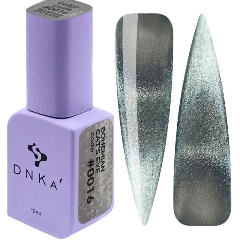 DNKa Гель-лак для ногтей Bohemian Cat's Eye HEMA/ TPO Free 0016, 12 мл