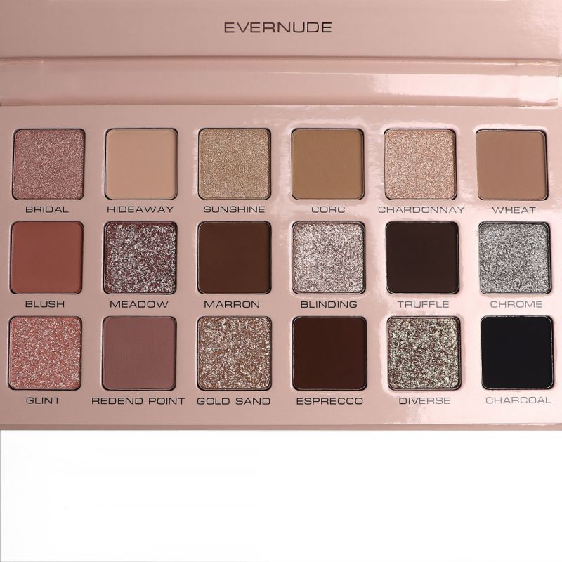 ZIDIA Eyeshadow Palette - Evernude - палетка теней