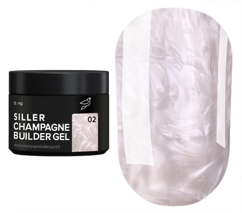 Siller Гель для ногтей Builder Champagne Gel №02, 15 мл