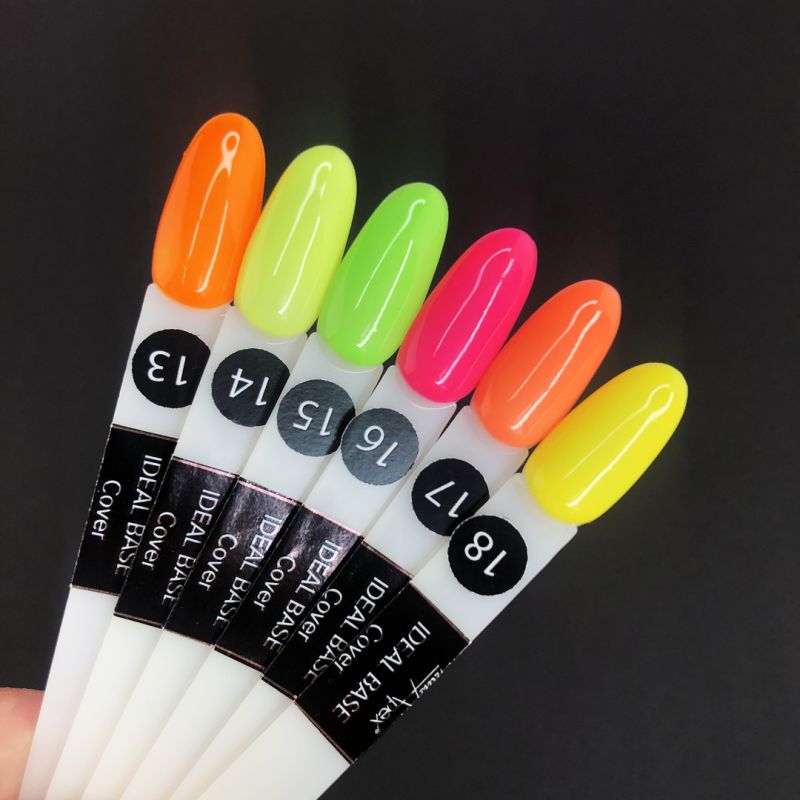 NailApex Ideal Base Neon base # 16 (neon pink), 15 g
