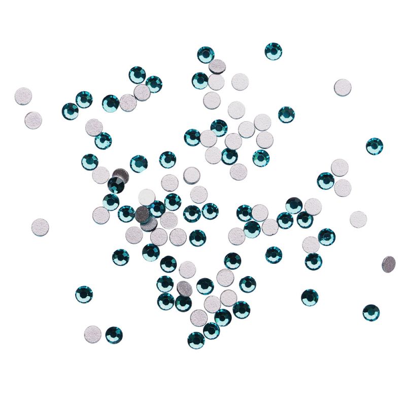 Komilfo стразы, Blue zircon, размер 4 (100 шт. в упаковке)