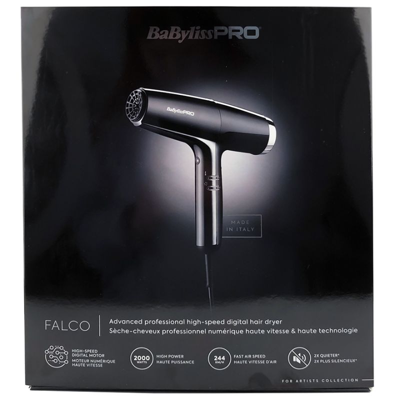 BaByliss PRO Hairdryer FALCO Silver