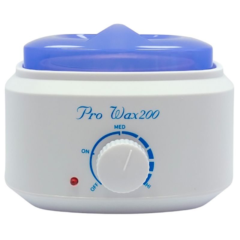 Pro-wax 200 Воскоплав для воска в банке, в таблетках, в гранулах, белый с прозрачной крышкой (x гарантия 1 месяц)