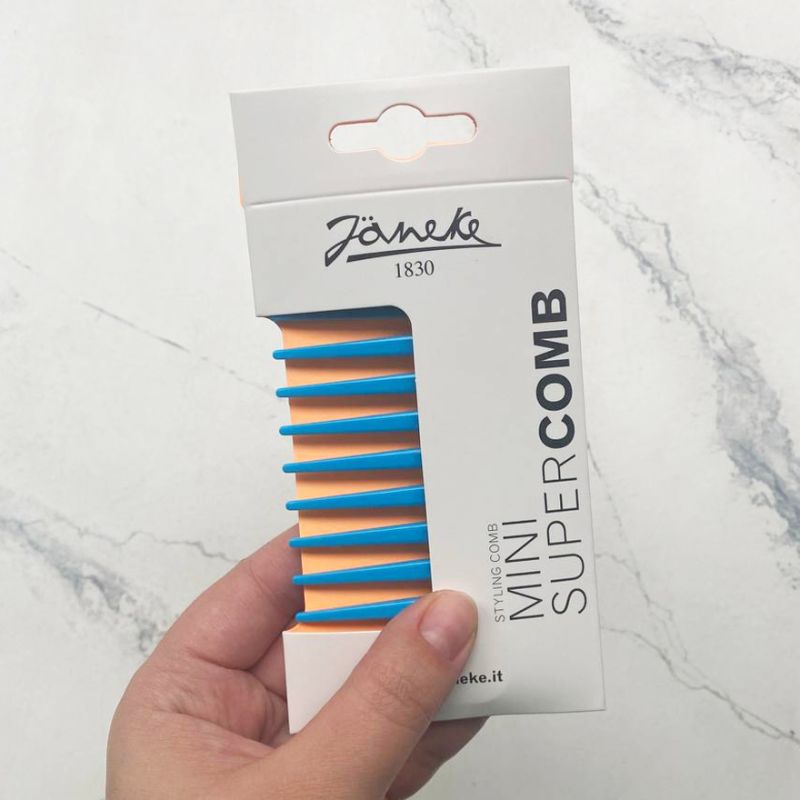 Janeke Mini Supercomb Гребень для волос Голубой