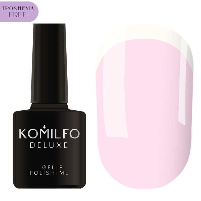 Gel varnish Komilfo DeLuxe Termo C003 (light brown, when heated - bright light green), 8 ml