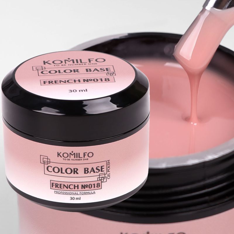 Komilfo Color Base French French base 018, 30 ml (without brush)