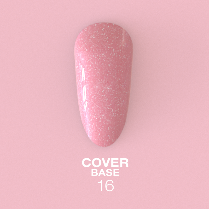 LUNA Cover Base №16 (classic pink, microshine), 13 ml