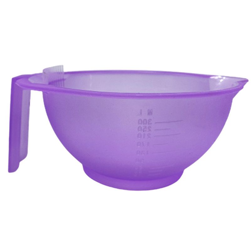 Painting bowl with scallop, lilac