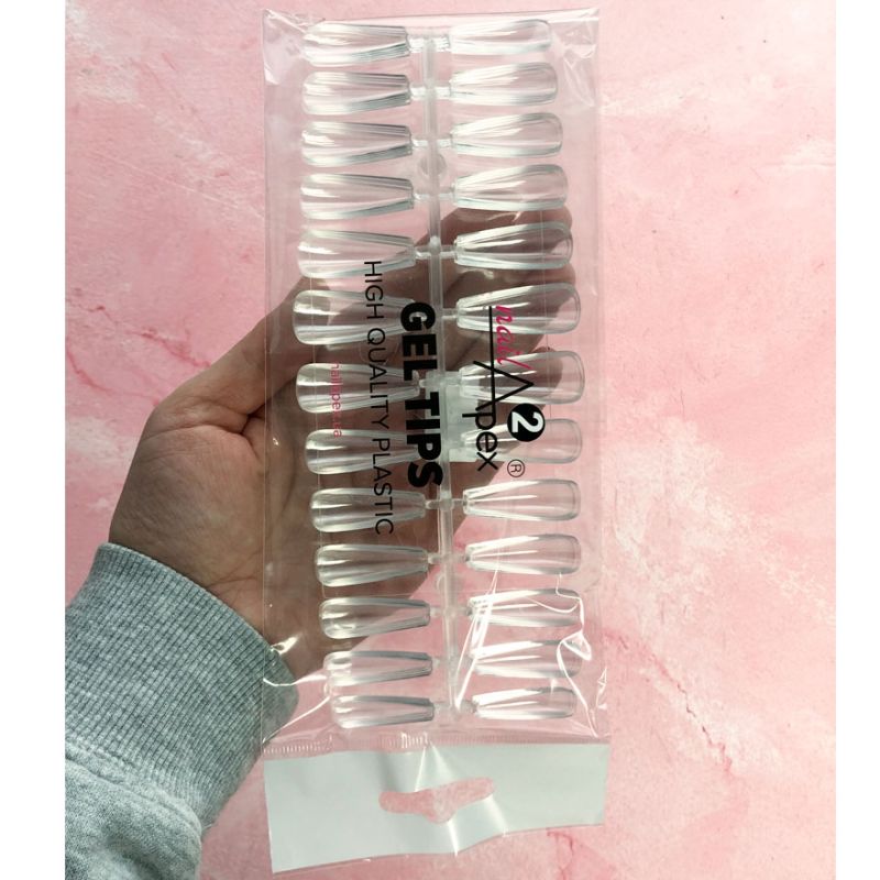 Nailapex Gel tips ballerina №2, 130 pcs.