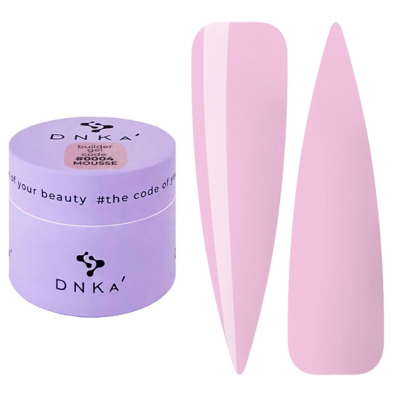 DNKa Гель для ногтей Builder Gel Mousse (HEMA/TPO FREE) 0004, 15 мл