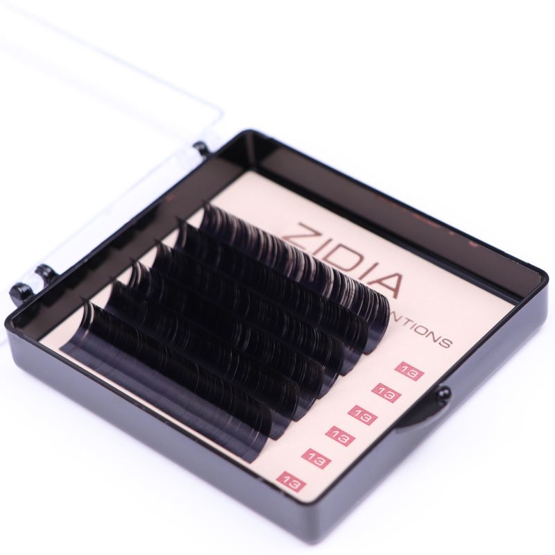Zidia Premium Lash Extentions 6 лент - D0,07 х 13 mm