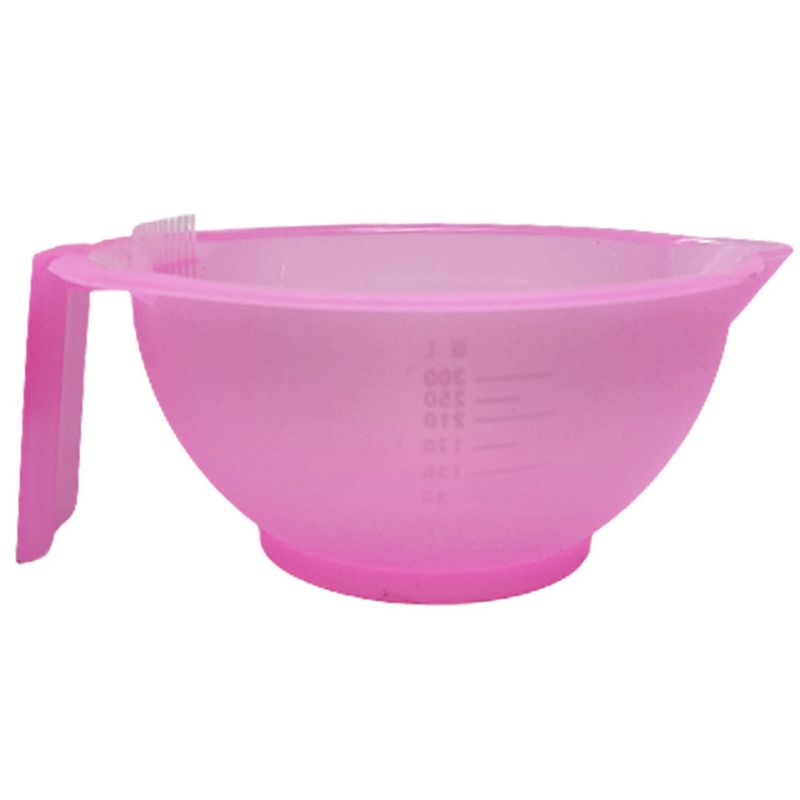 Painting bowl with scallop, pink