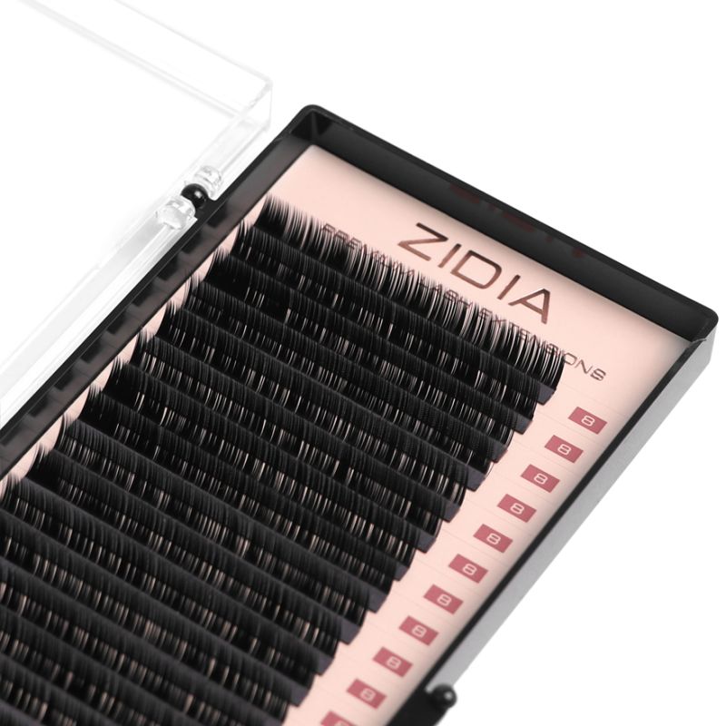 ZIDIA Premium Lash Extensions 20 ribbons - M0.1 x 8 mm