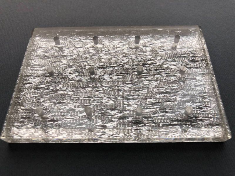Stand for milling bits for 12 pcs (silver)