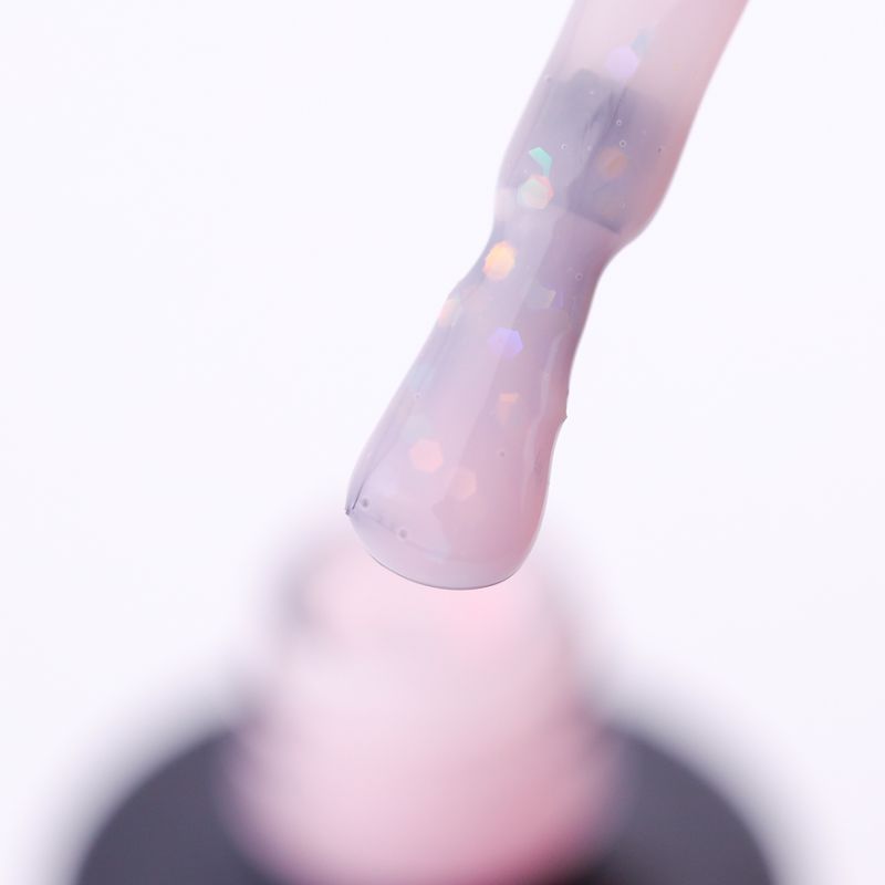 SAGA professional LIGHT BASE 2 (молочно-рожевий із шестигранниками), 9 мл