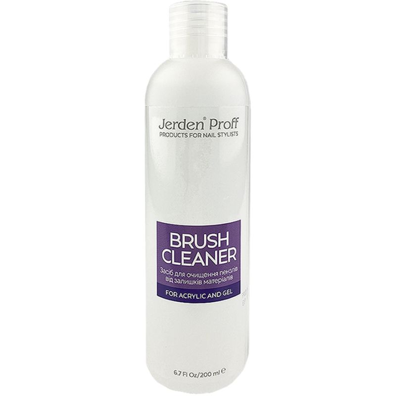 Jerden Proff Brush Cleaner - Cleaning agent for brushes after acrylic or gel, 200 ml