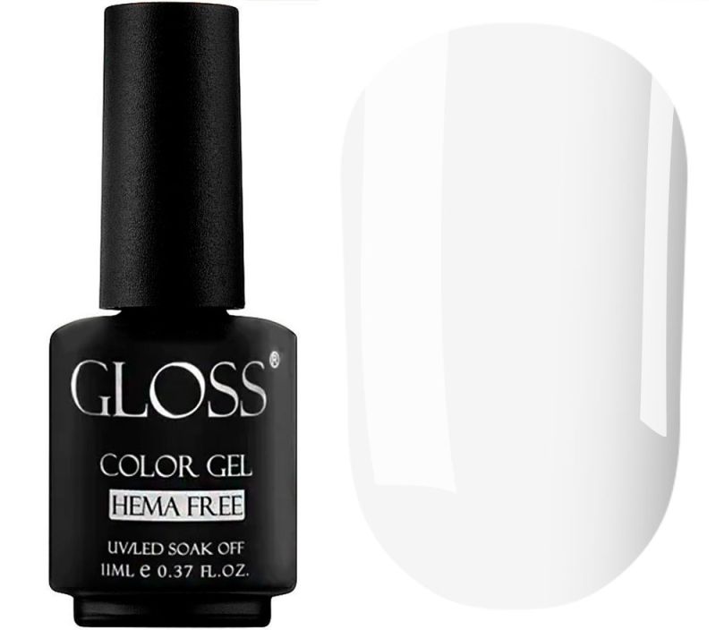 Гель-лак GLOSS Hema Free Porcelain, 11 мл