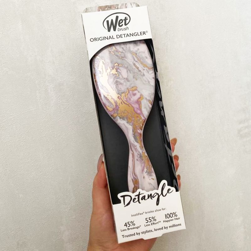 WET BRUSH Hair brush ORIGINAL DETANGLER - Metalic Marble - Bronze