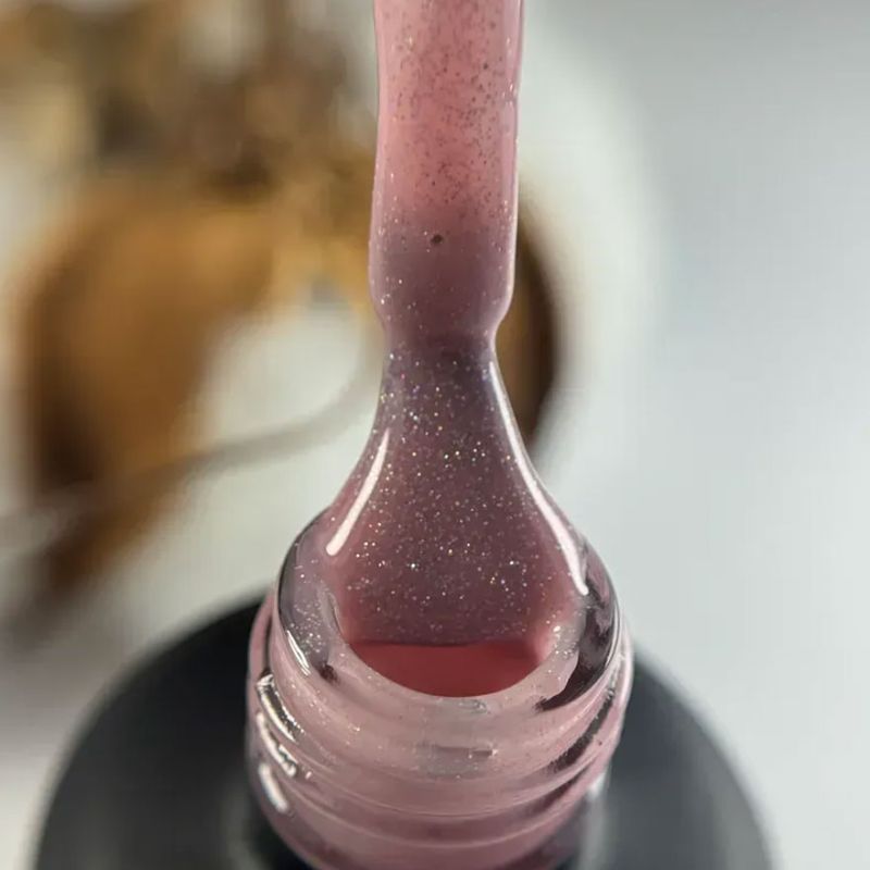 Grade Nail base Shine Base 38 (lilac with glitter), 15 ml
