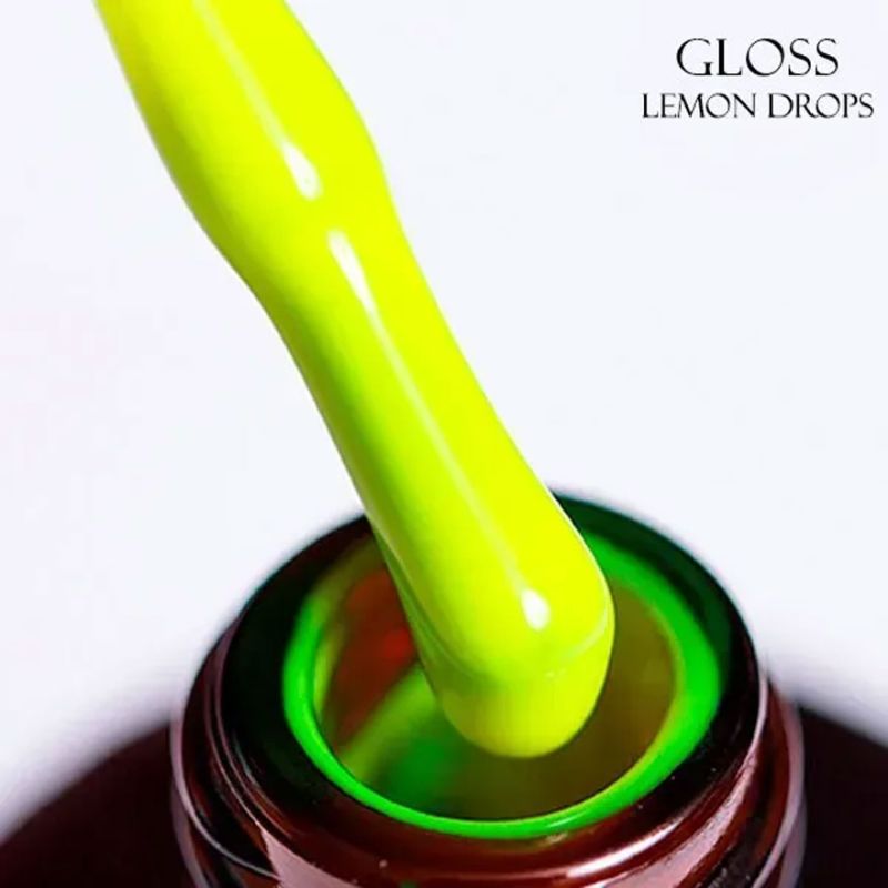 Гель-лак GLOSS Lemon Drops 503 (салатовий неоновий), 11 мл