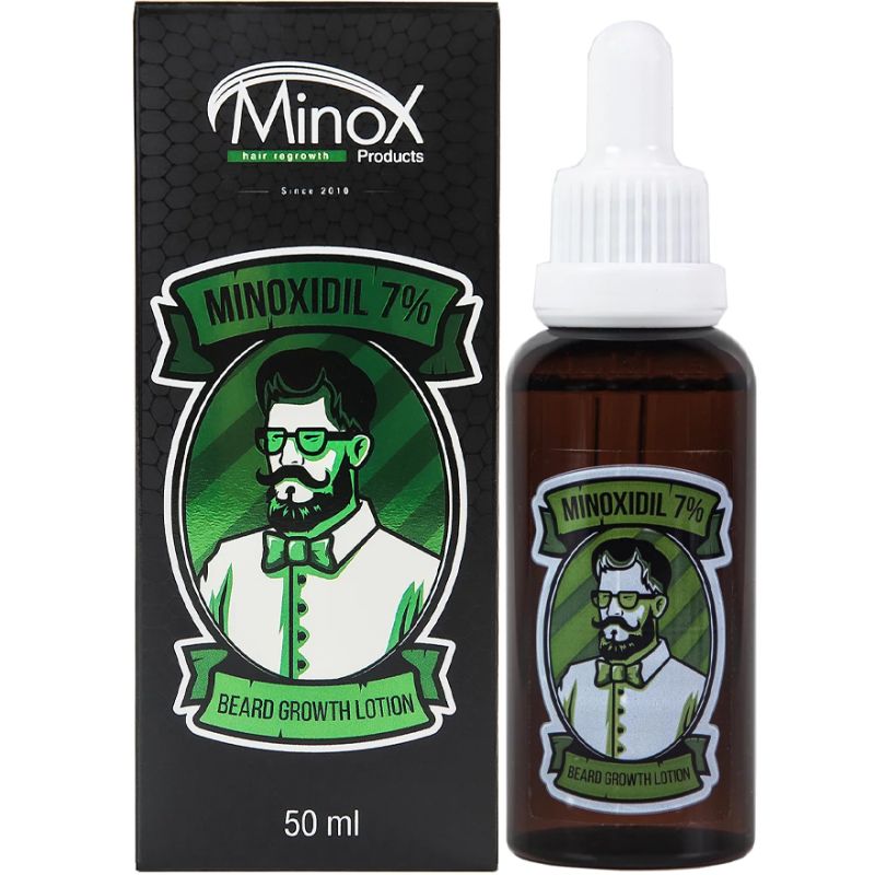 MINOX Лосьон для роста бороды – 7%, 50 мл