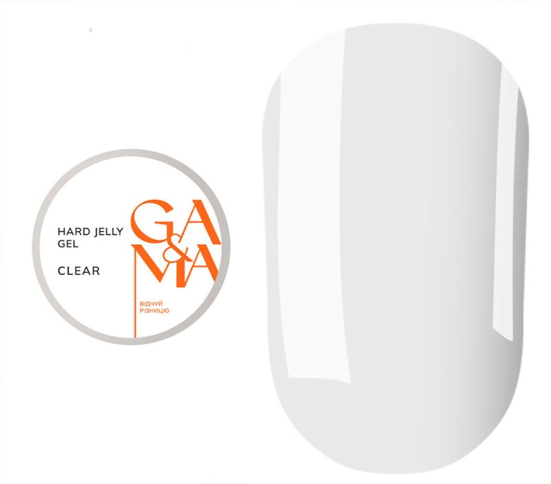 GA&MA Hard Jelly gel clear, 15 ml