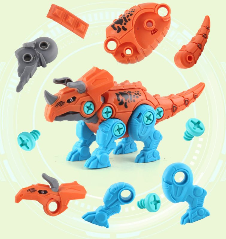 Children's toy - constructor, Triceratops
