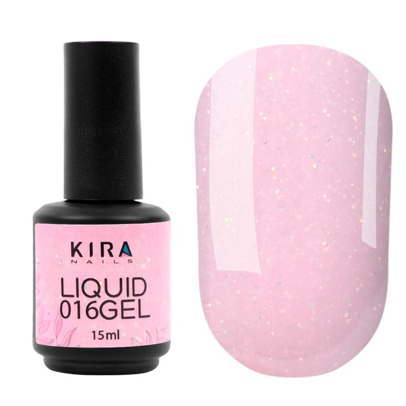 Kira Nails Жидкий гель Liquid Gel 016, 15 мл