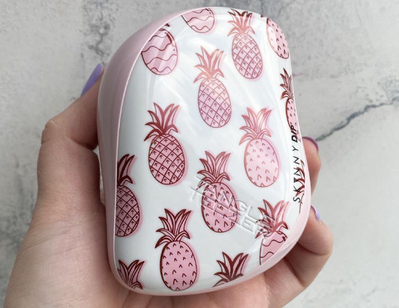 Tangle Teezer Hairbrush Compact Styler Skinny Dip Pineapple