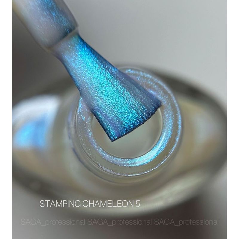 SAGA professional lacquer paint for stamping CHAMELEON 05, 8 ml