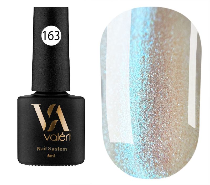 Valeri Gel polish for nails 163, 6 ml