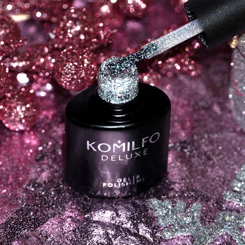 Komilfo Christmas Top No Wipe reflective top, 8 ml