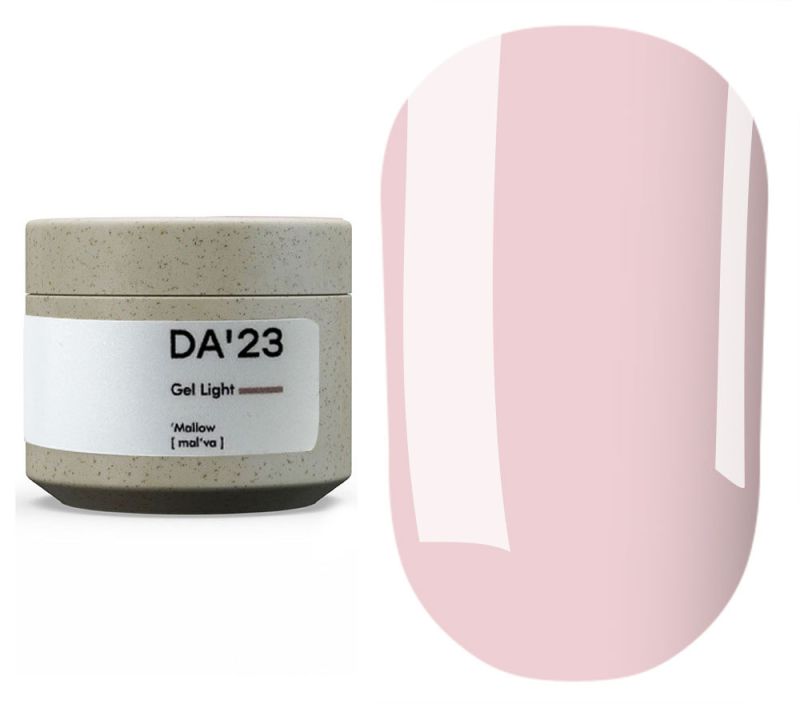 DA_23 Гель лайт Mallow [malva] мальва, 15 мл