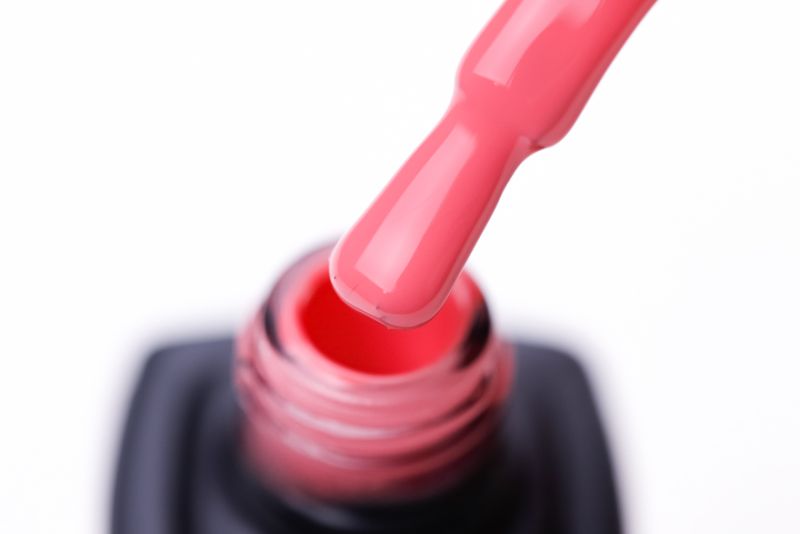 Гель-лак MOON FULL color Gel polish №114 (лососево-рожевий, емаль), 8 мл