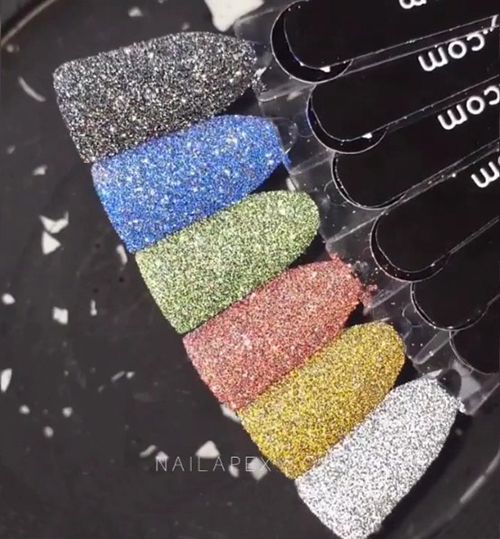 Светоотражающий блеск Nailapex серебро