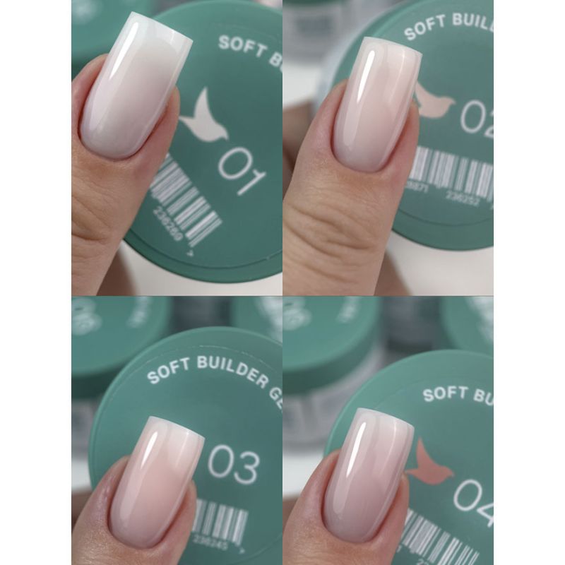 Siller гель для нігтів Soft Builder Gel № 02, 30 мл