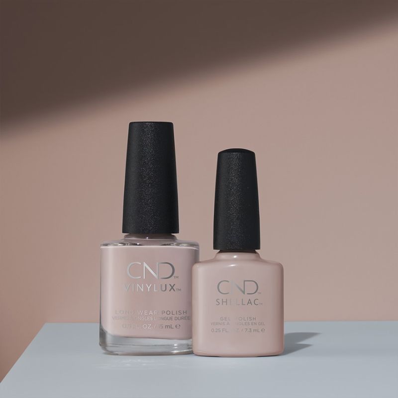 Gel varnish CND Shellac Change Sparker (gray-beige, enamel), 7,3 ml